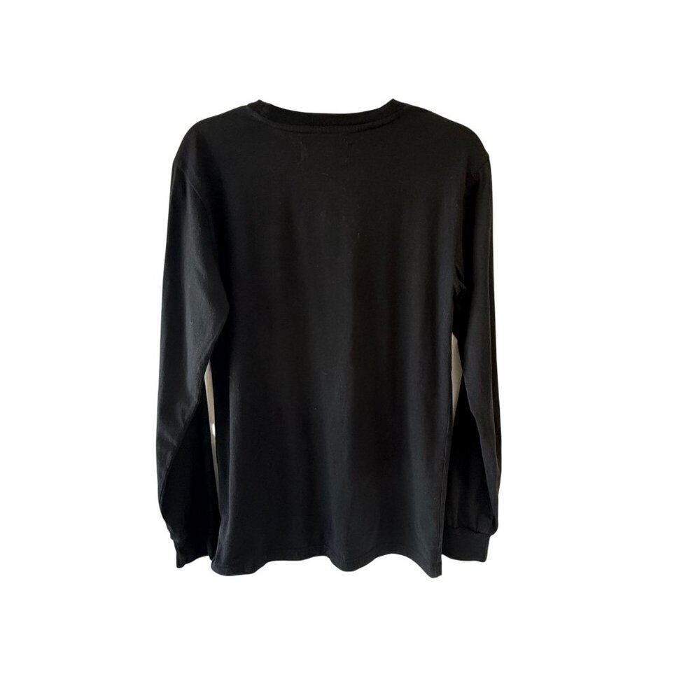 Civil Regime LAmour Est Poison Black Long Sleeve Shirt S 100% Cotton Bee Graphic - Picture 6 of 6